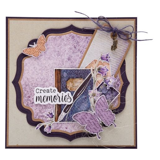 Blok s papírovými výseky Studio Light "Diary of Dreams", A5, 20 l.