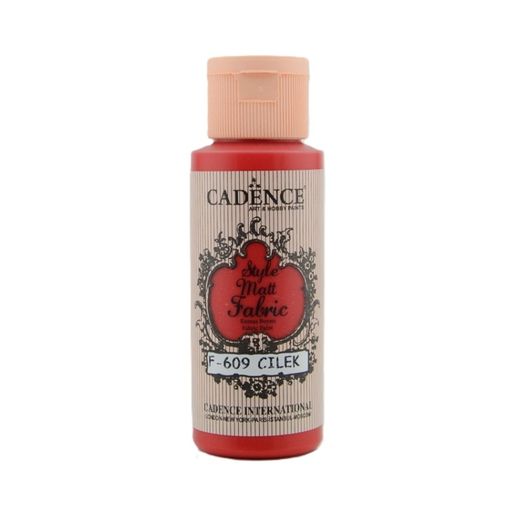 Barva na textil Cadence Style Matt Fabric, 59 ml - strawberry, červená