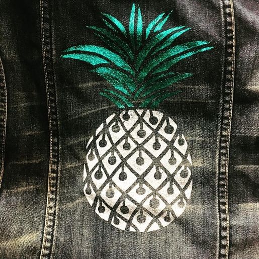 Šablona Aladine, 28x28 cm - Ananas