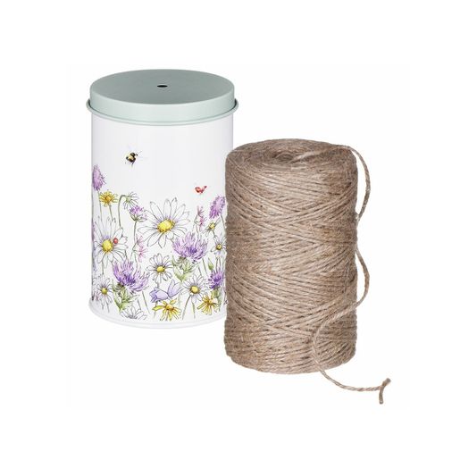 Plechová dóza na zahradní provázek Wrendale Designs "Just Bee-cause" - Včelka