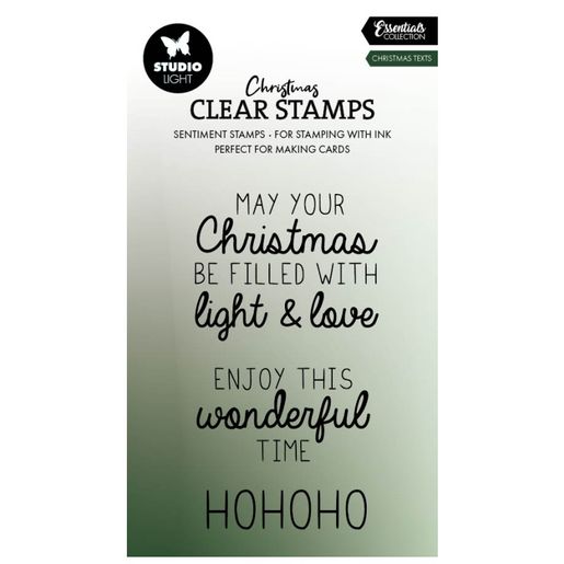 Gelová razítka Studio Light, 3 ks - Hohoho