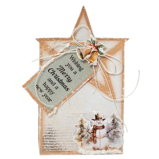 DIY Dárkové krabičky Studio Light, A4, 12 l. - Klasické Vánoce