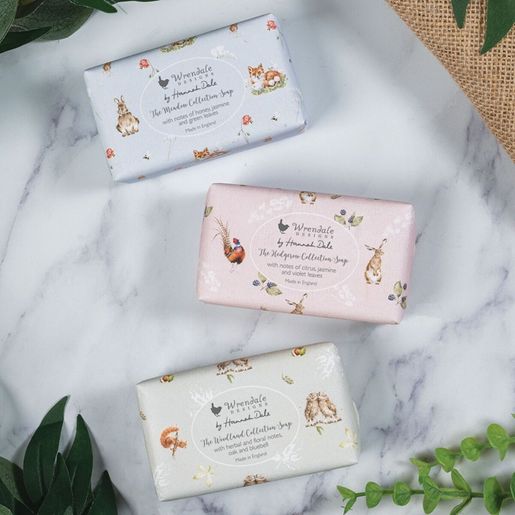 Mýdlo Wrendale Designs "Hedgerow" - Citrusy, jasmín, lístky fialky