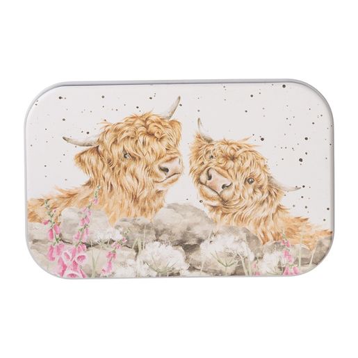 Plechová krabička na drobnosti Wrendale Designs "Just for Moo" - Krávy