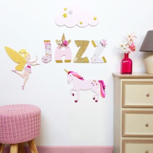 Dřevěný výřez k dekoraci Gomille, 15 cm - Abeceda - VYBERTE PÍSMENO