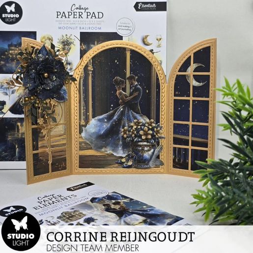 Papírové výseky Studio Light "Moonlit Ballroom", 35 ks - Měsíční bál