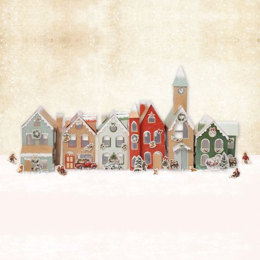 DIY Vánoční vesnička Studio Light, A4, 12. l. - Klasická