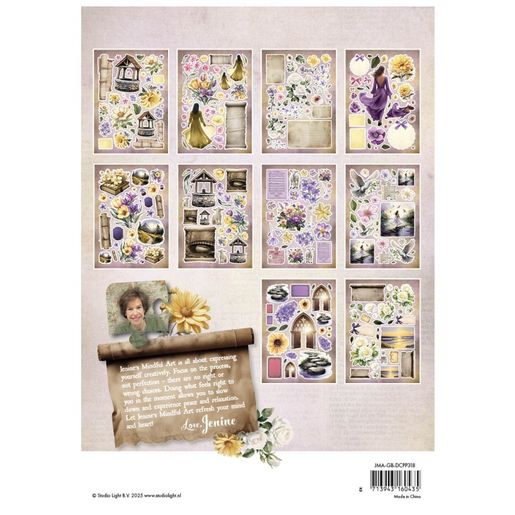 Blok s papírovými výseky Studio Light "Growing & Blooming", A5, 20 l.