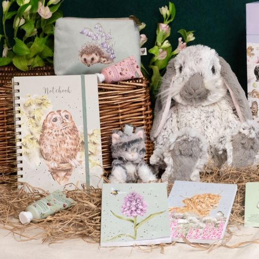 Kroužkový blok Wrendale Designs "Treetops", A5, 90 l., linkovaný - Sova