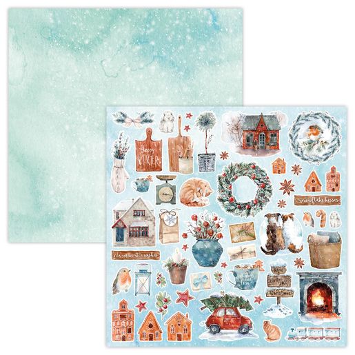 Scrapbooková sada Studio Light "Let it Snow", 30,5x30,5 cm