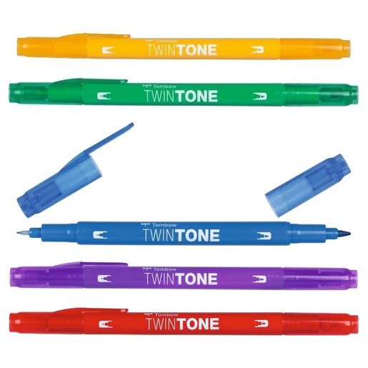 Oboustranné fixy Tombow TwinTone