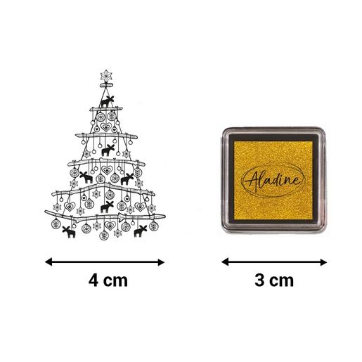 Vánoční razítka Aladine Stampo Noël, 13 ks - Severské Vánoce