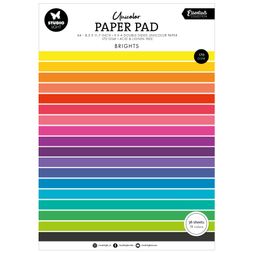 Blok barevných papírů Studio Light, A4, 36 l. - zářivé barvy