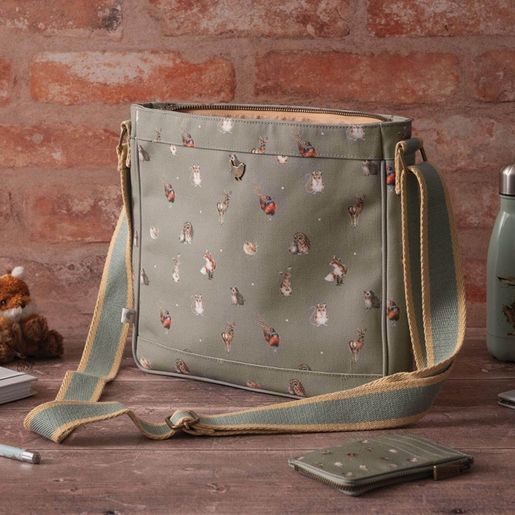 Crossbody kabelka Wrendale Designs "Woodlanders" - Lesní zvířata