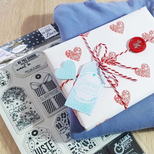 Razítka Aladine Creative Stamp, 35 ks - Srdíčka