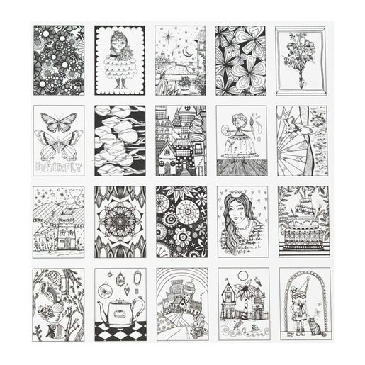 Omalovánky Studio Light "25", A5, 20 l. - Barevná kouzla