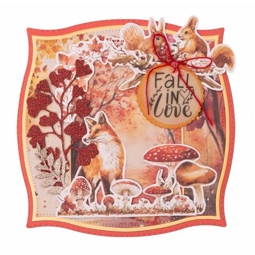 Kreativní blok Studio Light Mixed Paper Pad, A5, 42 l. - Lesní podzim