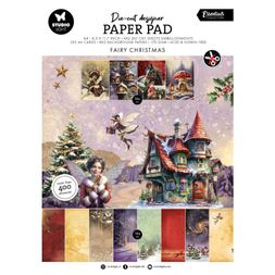 Kreativní blok s výseky Studio Light "Fairy Christmas", A4, 28 l. - Vánoce s vílami