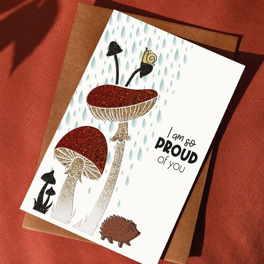 Šablony Aladine, 2 ks - Traviny a houby