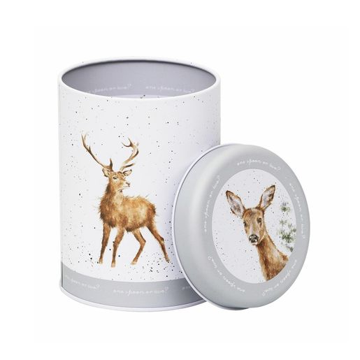 Sada plechových dóz Wrendale Designs "Country Animal", 3 ks - Zajíc, sovy, jelen