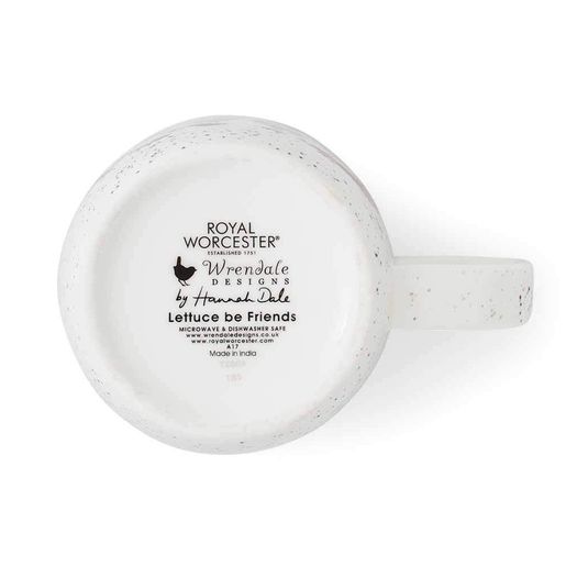Porcelánový hrnek Wrendale Designs "Lettuce be Friends", 0,31 l - Morčata