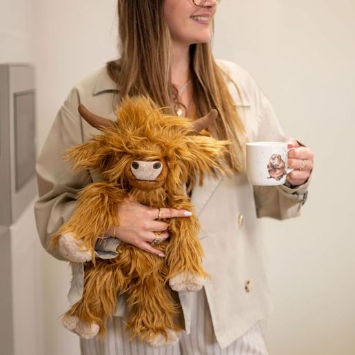 Plyšová hračka Wrendale Designs "Highland Cow Gordon", maxi - Kráva