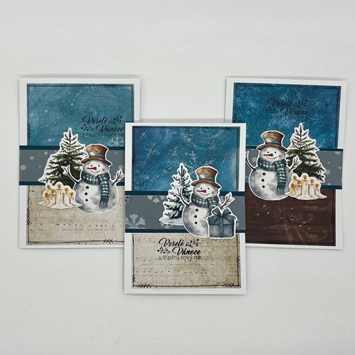 Kreativní blok s výseky Studio Light "Winter Wonderland", A4, 28 l. - Zima se zvířátky