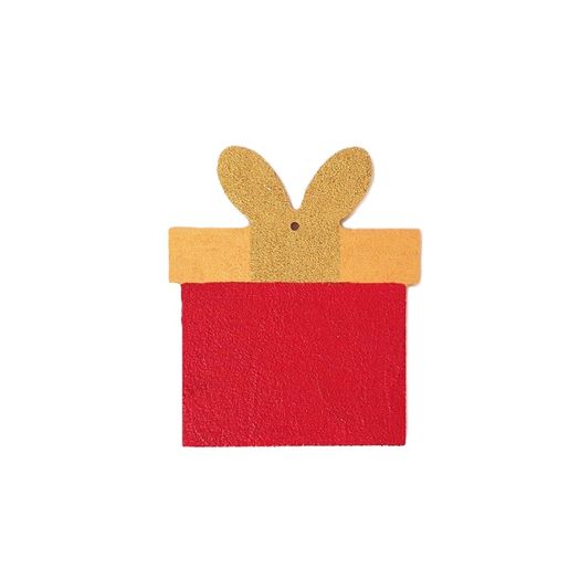 Dřevěný výřez k dekoraci Gomille, závěsný, 11x13 cm - Dárek, velký