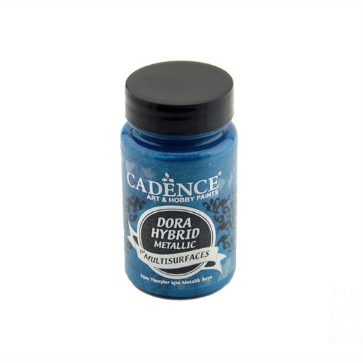 Metalická barva na všechny povrchy Cadence Dora Hybrid, 90 ml- (blue), modrá