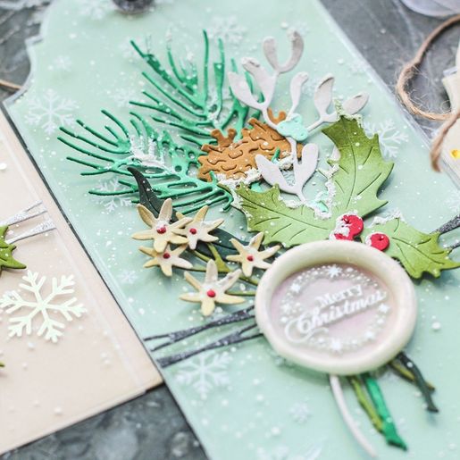 Acetátová fólie Studio Light, A4, 6 ks - Bílé vločky