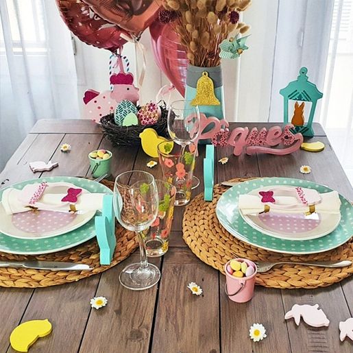 Dřevěný výřez k dekoraci Gomille, 6x5,4 cm - Kuře