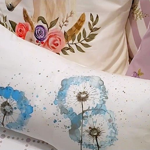 Transferový obrázek na textil Cadence, 25x35 cm - Pampelišky