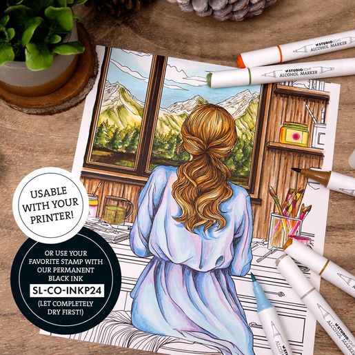 Skicák na lihové fixy Studio Light, A4, 50 l.