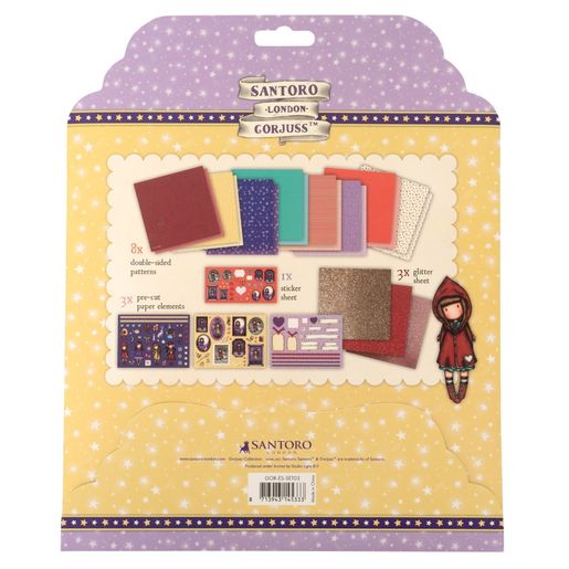 Kreativní sada Studio Light "Gorjuss" - samolepky, výseky, papíry