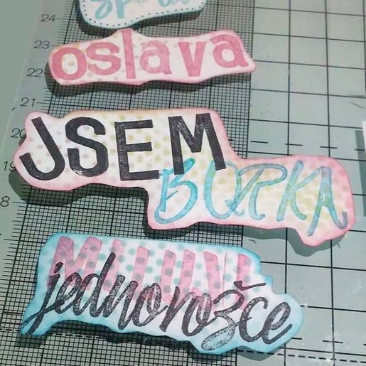 Diářová razítka Aladine Stampo Bullet Journal, 62 ks - Abeceda jednoduchá