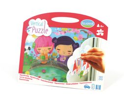 Vertikální okenní puzzle Aladine, 48 dílků - Japonečky