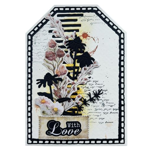 Blok s papírovými výseky Studio Light "Sweet Bee Memories", A5, 20 l.