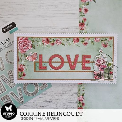 Scrapbooková sada Studio Light, 30,5x30,5 cm, 12 l. - Shabby Chic