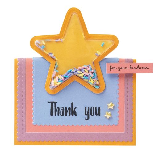 Mini dekorace do chrastidla Studio Light, 6 ks - Narozeninový dort