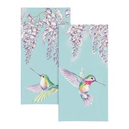 Papírové kapesníky Wrendale Designs "Wisteria Wishes", 10 ks - Kolibřík