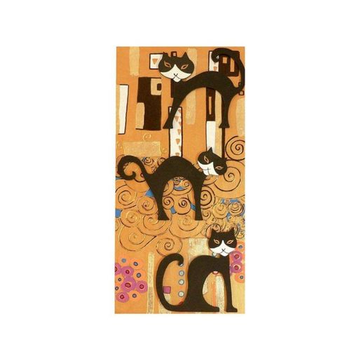 Dřevěný výřez k dekoraci Gomille, 13x12 cm - Kočka stojící