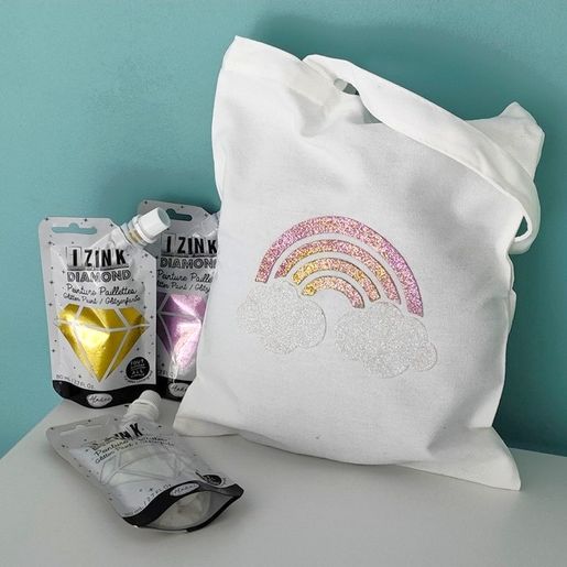 Plátěná taška Aladine Tote Bag, 27x23 cm - bílá