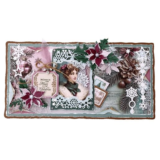 Blok podkladových papírů Studio Light "Christmas Blush", 20,3x20,3 cm, 36 l.