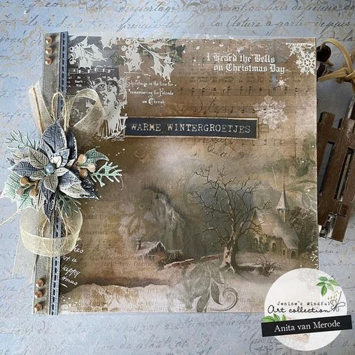 Acetátová fólie Studio Light "Vintage Christmas", 6 ks
