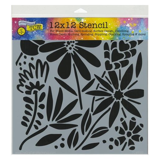 Šablona TCW 12"x12" (30,5x30,5 cm) - Summer Burst