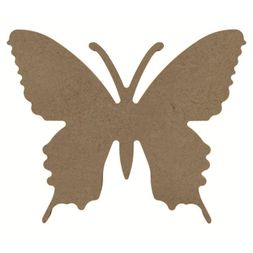 Dřevěný výřez k dekoraci Gomille, 25x30 cm - Motýl, velký