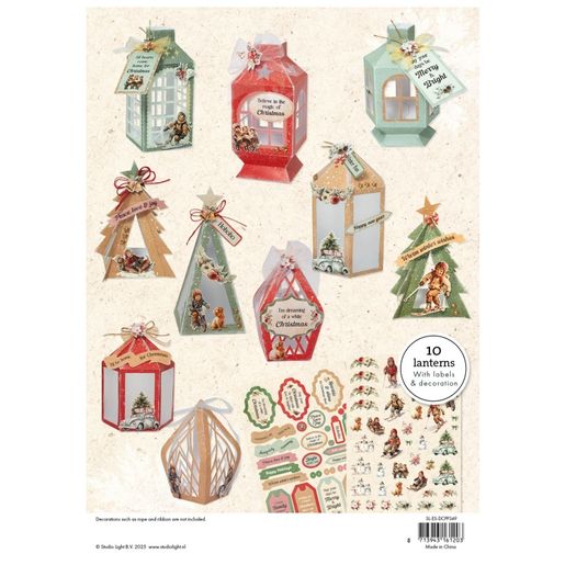 DIY Vánoční lucerny Studio Light, A4, 12 l. - Dárkové