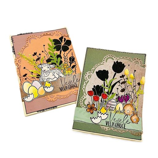 Vyřezávací šablony Studio Light "Mixed-Up", 4 ks - Deko kruhy