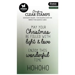 Gelová razítka Studio Light, 3 ks - Hohoho