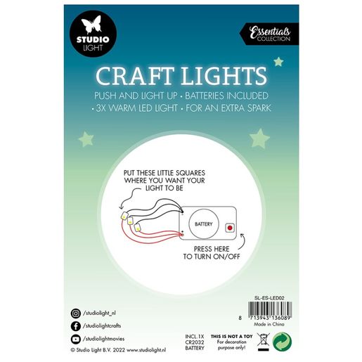 Vánoční světýlka Studio Light - 3 LED světla